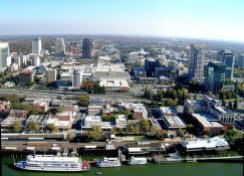 Republic of California Aerial View of Sacramento 1